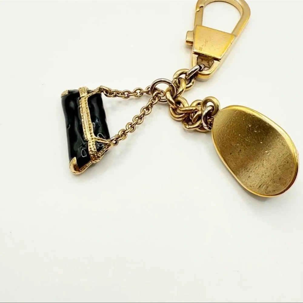 GUCCI Horsebit Bamboo Bag Keychain Cap Charm